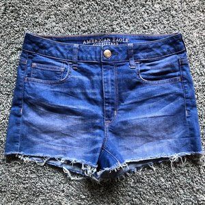 American Eagle hi-rise denim shortie